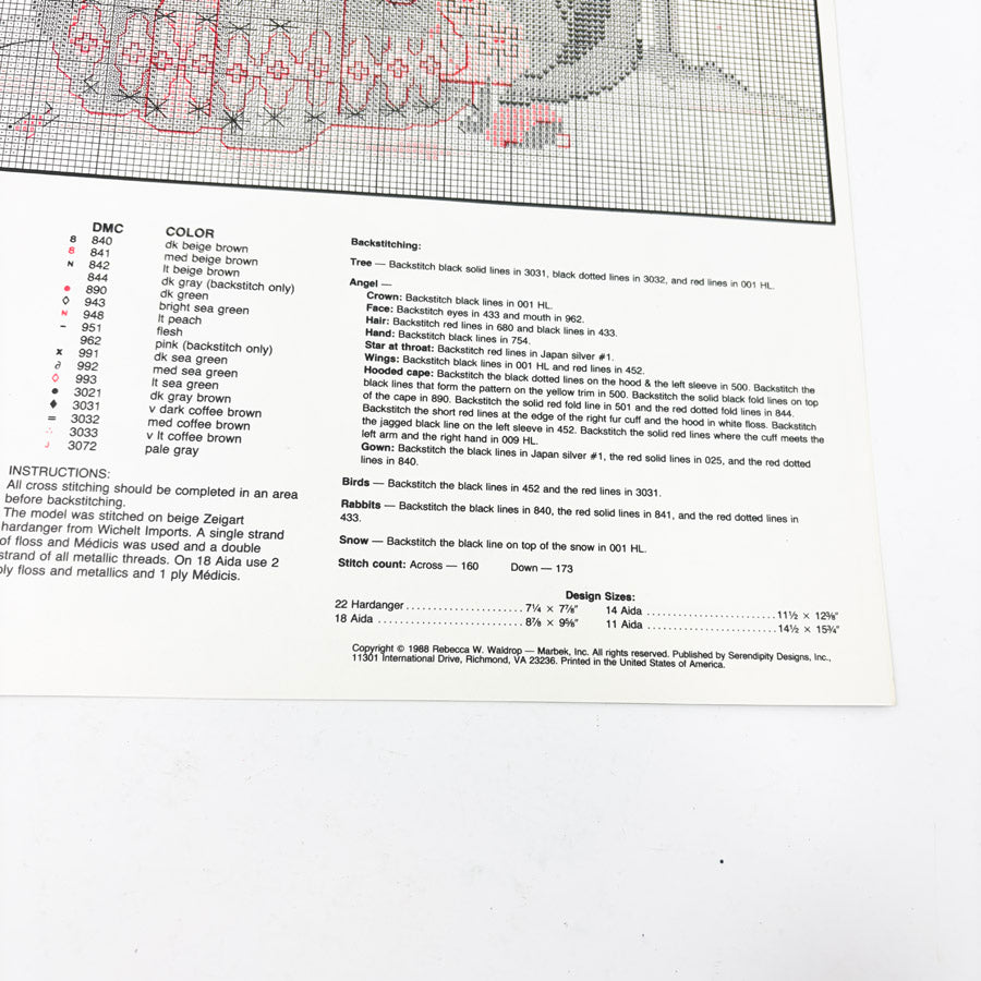 Snow Angel – Serendipity Designs Cross Stitch Pattern