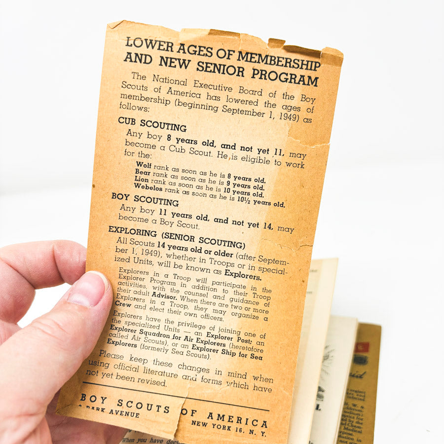 1949 Handbook for Boys Book by the Boy Scouts of America
