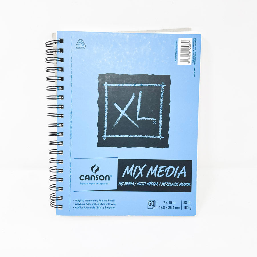 7" x 10" Canson XL Mixed Media Paper Pad
