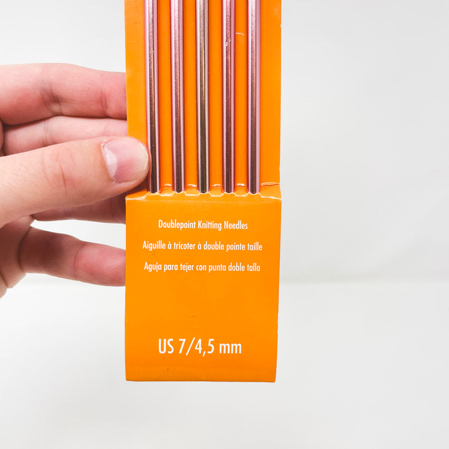 Boye Aluminum Double Point Knitting Needles – US Size 7 (4.5mm)