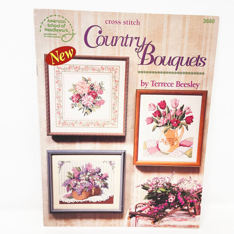 Cross Stitch Country Bouquets by Terrece Beesley