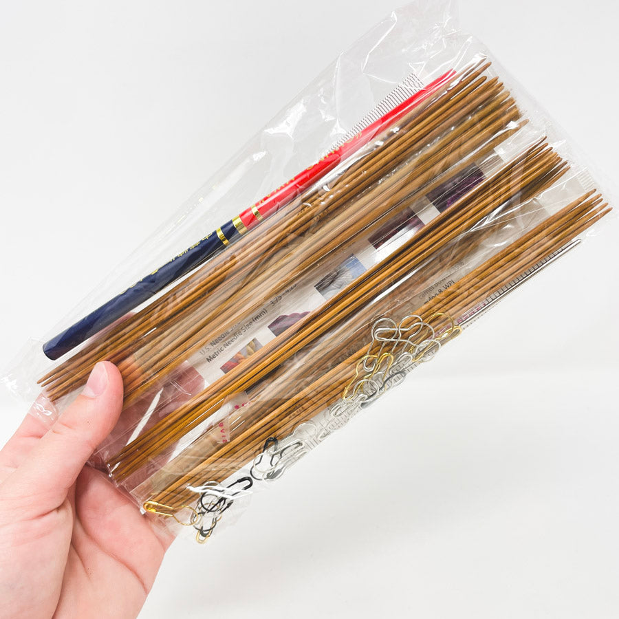 Chung Hwa Bamboo Double Point Knitting Needle Set