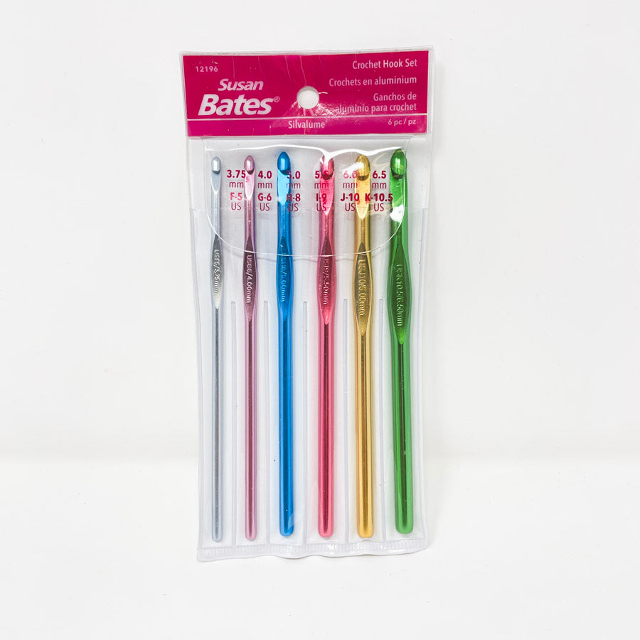 Susan Bates Aluminum Crochet Hook Set