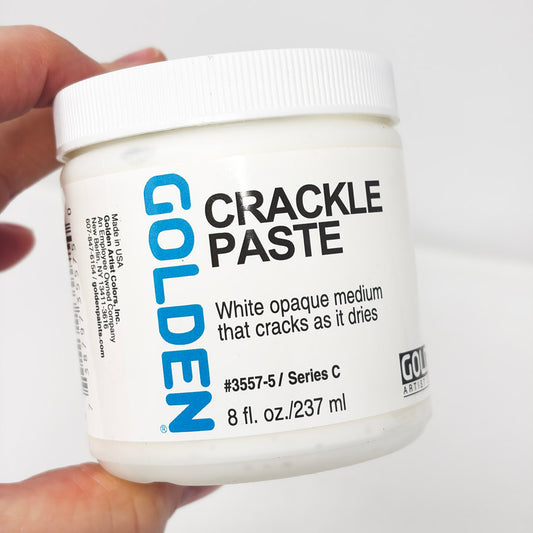 Golden Crackle Paste - 8oz
