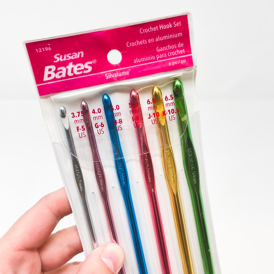 Susan Bates Aluminum Crochet Hook Set
