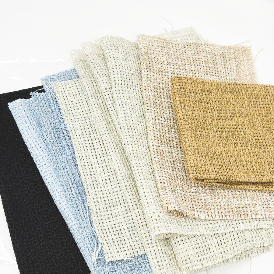 Bundle of Asst. Rustic Open Weave Cross Stitch Fabric