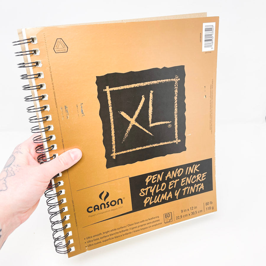 9" x 12" Canson XL Pen & Ink Paper Pad