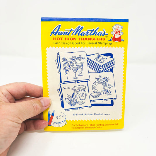 Aunt Martha's Iron On Transfer - Kitchen Usefullness