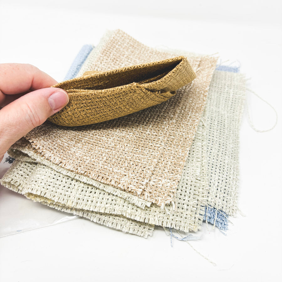 Bundle of Asst. Rustic Open Weave Cross Stitch Fabric