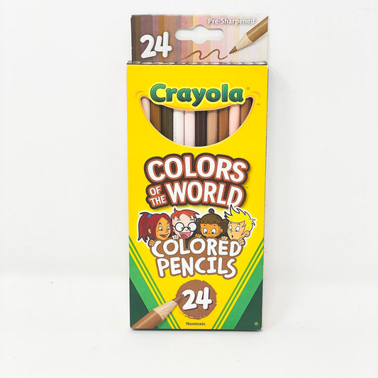 24 Crayola Color of the World Color Pencil Set