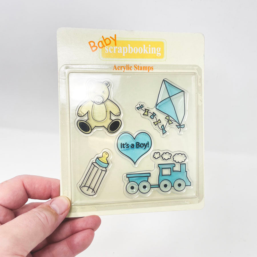 Baby Scrapbooking Acrylic Stamps