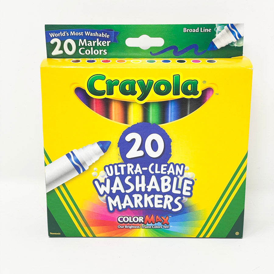 Crayola Classic 20 Color Broad Line Washable Markers
