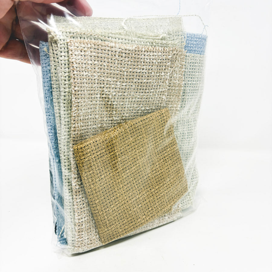 Bundle of Asst. Rustic Open Weave Cross Stitch Fabric