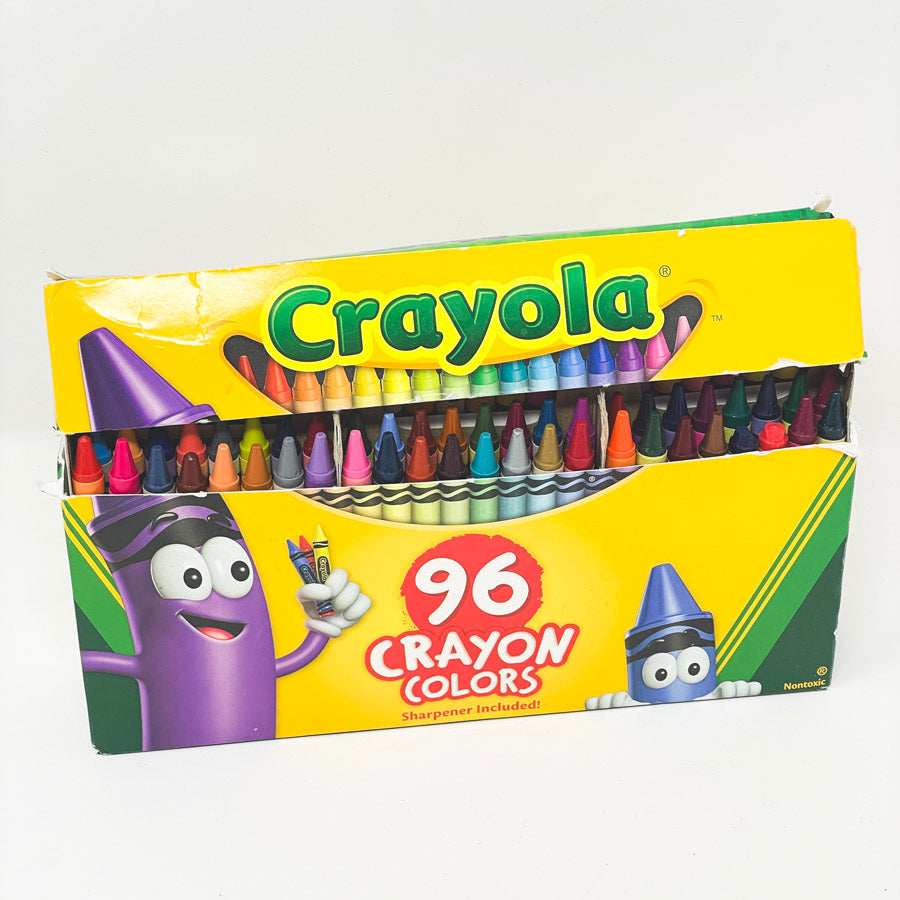 96 Crayola Crayon Box with Sharpener