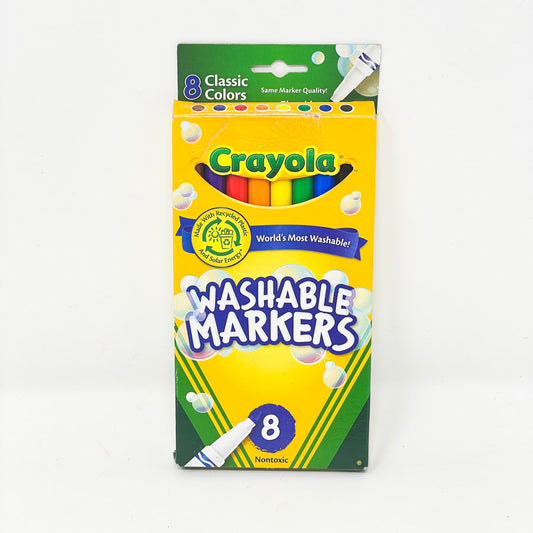 Crayola Washable Fine Line Markers - 8 pk