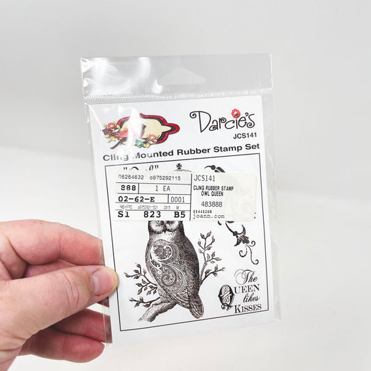 Darcie's Rubber Stamp Set - Owl Queen