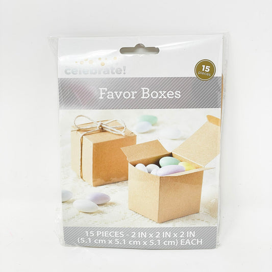 Way to Celebrate Favor Box Pack (15)