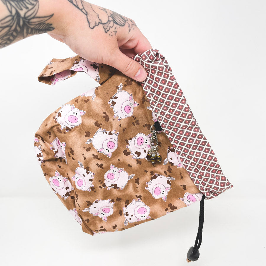 Bling Your String Piggie Project Bag