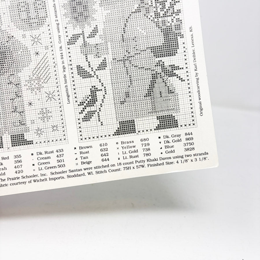 The Prairie Schooler Cross Stitch Patterns (warping)