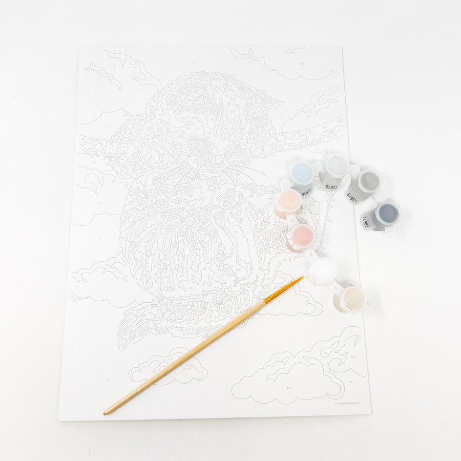 Dimensions "Hang on Kitty" Paint by Number Kit