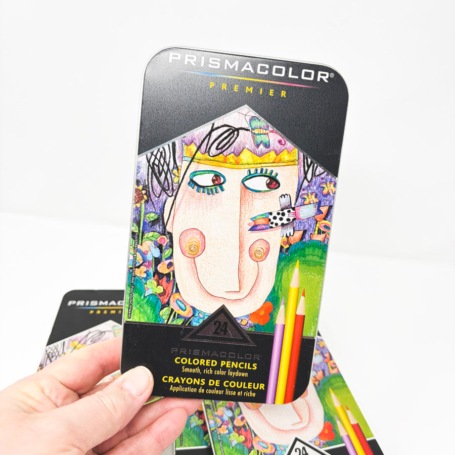 24 pc Primacolor Premier Colored Pencil in Tin