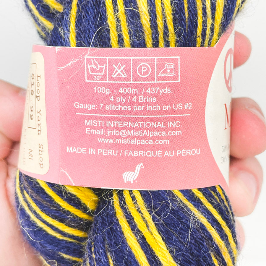 Misti Alpaca Hand Paint Sock Yarn Bundle - Color 50