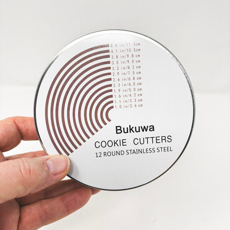 12 Round Cookie Cutters