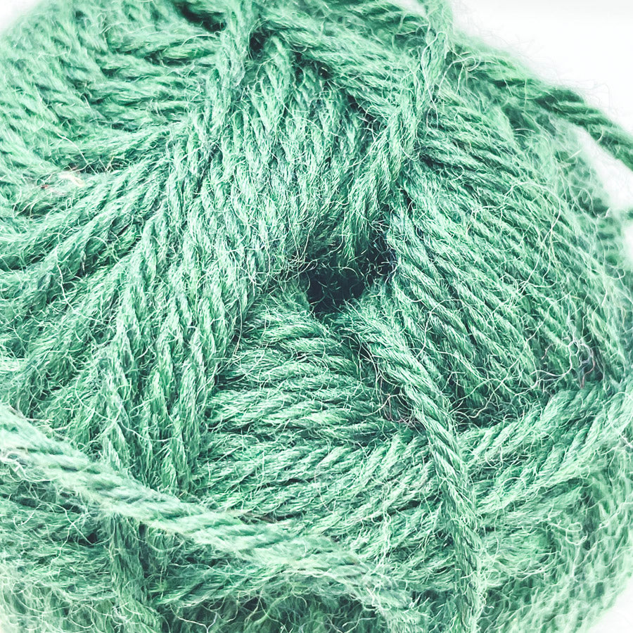 Ella Rae Classic Heathers Wool Yarn - Rich Green