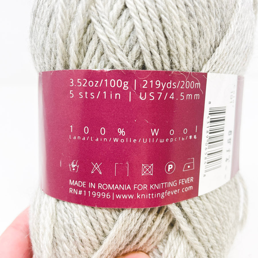 Ella Rae Classic Wool Yarn - Gray 191