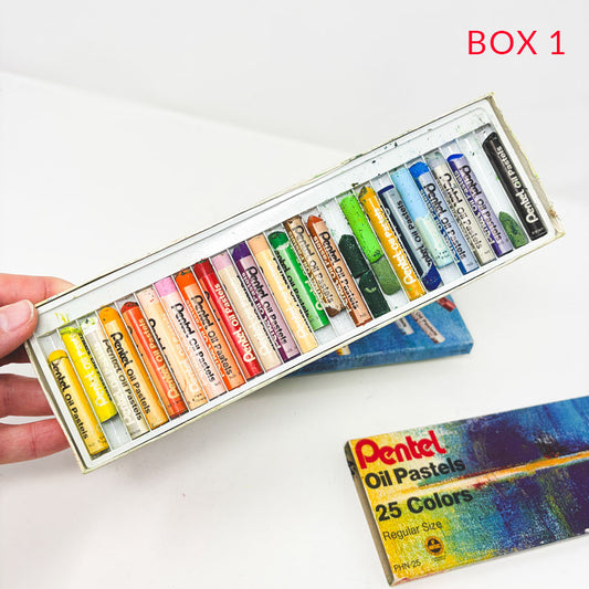 25 Color Pentel Arts Oil Pastels - Pick a Box