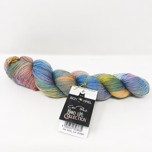 Schoppel Cat Print Hand Dye Collection Wool Yarn