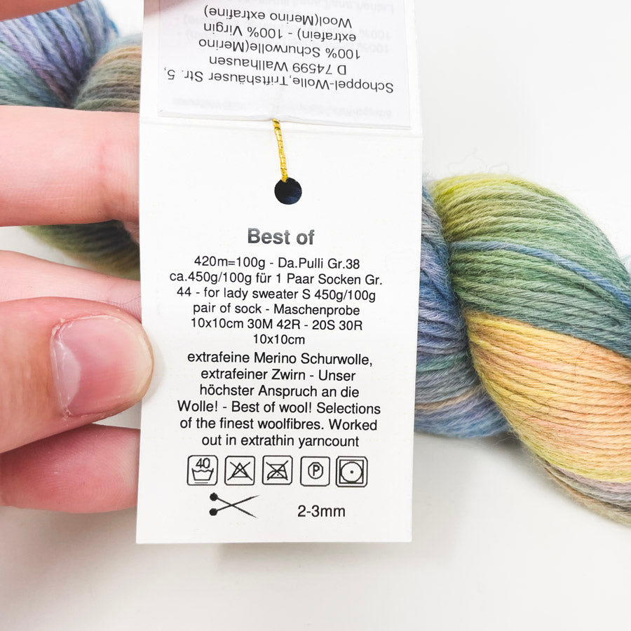 Schoppel Cat Print Hand Dye Collection Wool Yarn