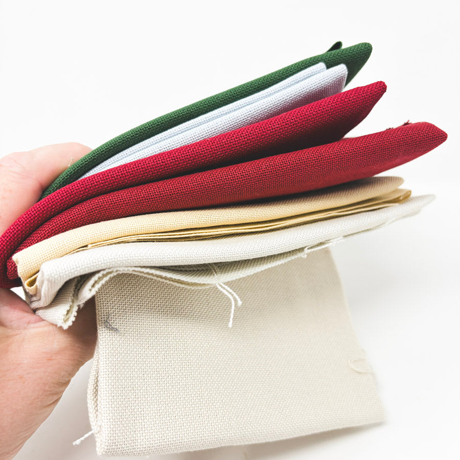 20 oz Bundle of Quality Traditional Aida Fabric - Larger Cuts