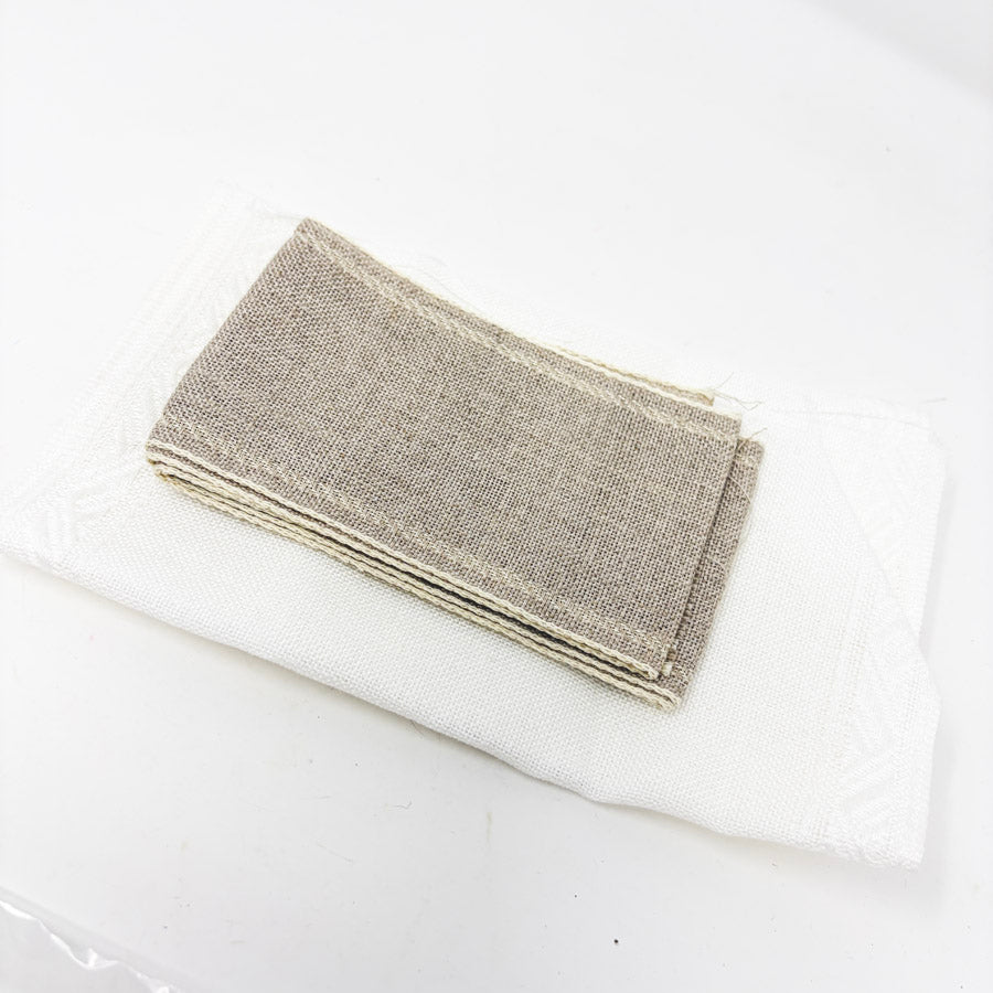 Linen Banding Bundle - White and Oat (2)