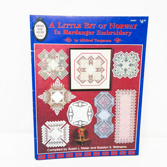 A Little Bit of Norway Hardanger Embroidery Booklet by Meier and Watnemo