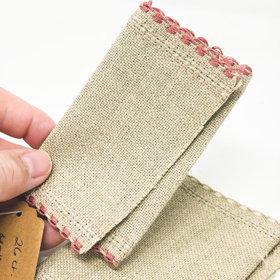 26 ct Scallop Edge Linen Banding Bundle – 4.5" (2)