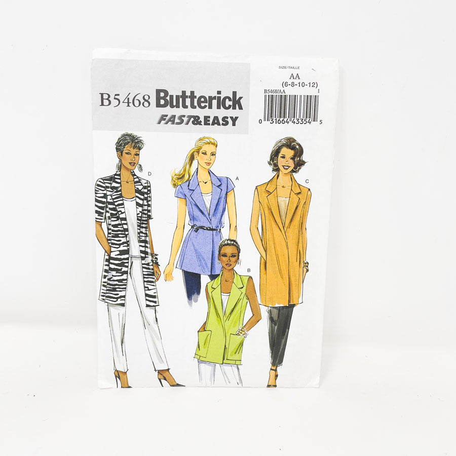 B5468 Top Pattern (8-12) - Butterick - 2010