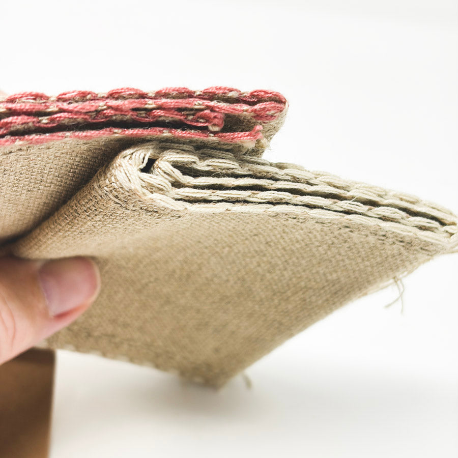 26 ct Scallop Edge Linen Banding Bundle – 4.5" (2)