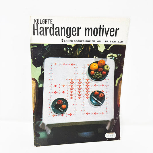 Vintage Hardanger Motifs Booklet – Anchor Broderibok No. 614 (Norwegian)