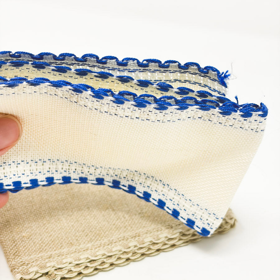 Fine Count Scallop Edge Linen Banding Bundle (2)