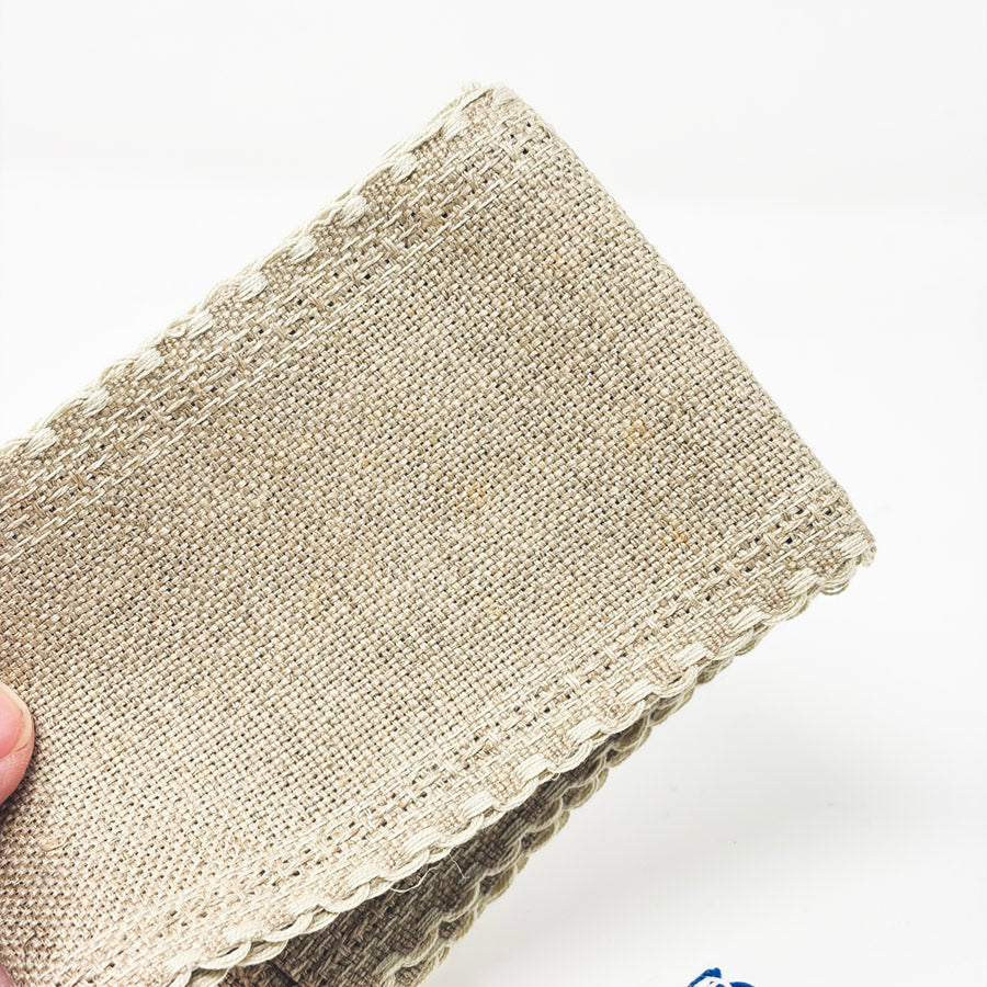 Fine Count Scallop Edge Linen Banding Bundle (2)