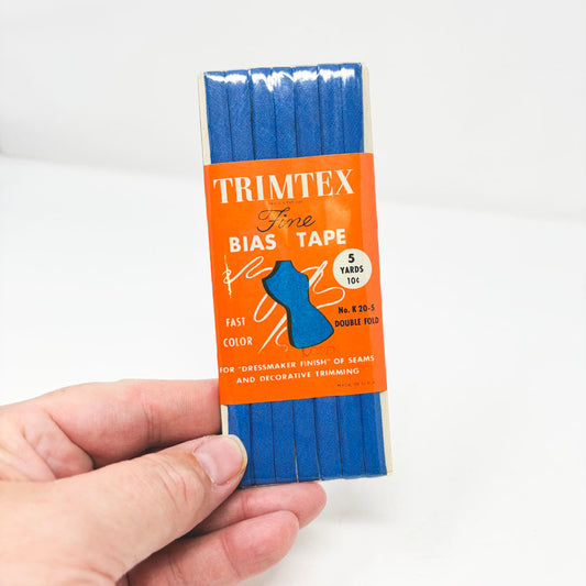 Trimex Fine Bias Tape - 5 yds - Blue