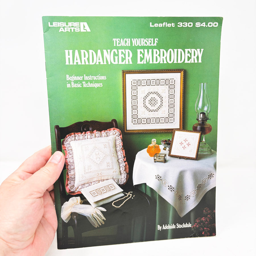 Teach Yourself Hardanger Embroidery Booklet by Leisure Arts