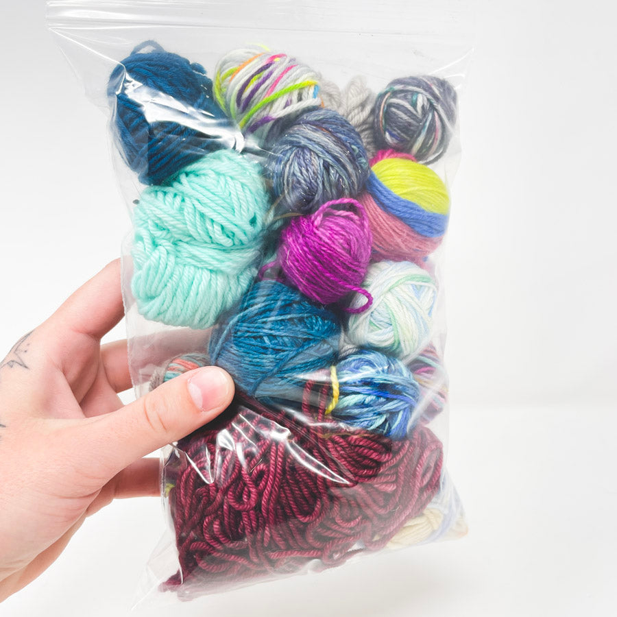 6" x 9" Stripey Yarn Ball Bundle