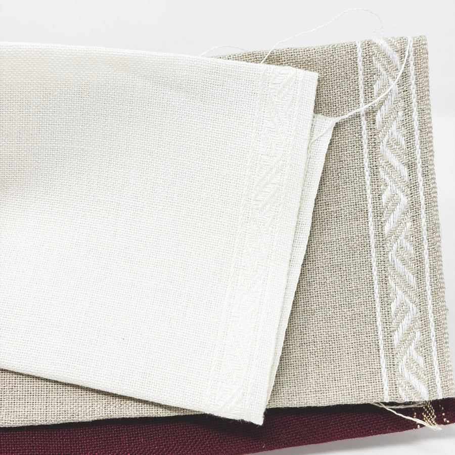 Fine Count Wide Linen Banding Bundle (3)