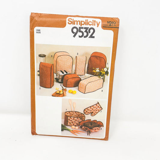 Vintage Simplicity #9532 Kitchen Covers Sewing Pattern