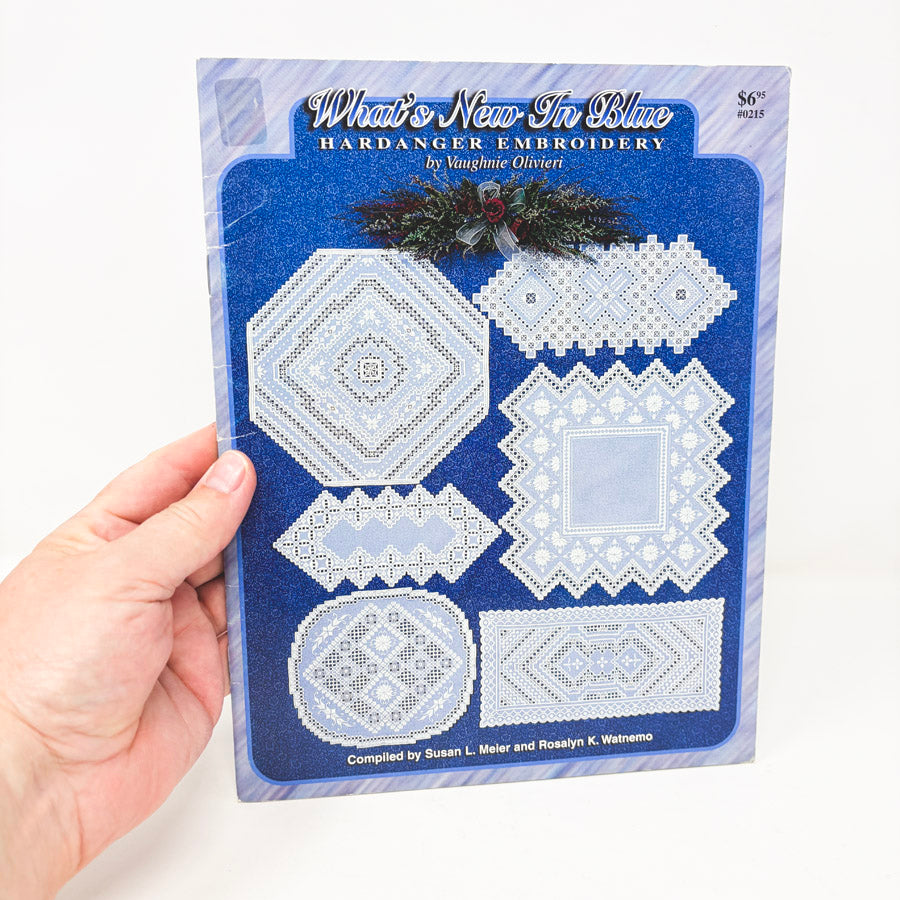 What's New in Blue Hardanger Pattern Booklet by Meier and Watnemo