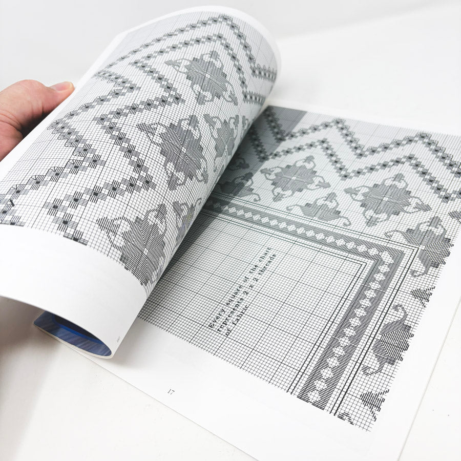 What's New in Blue Hardanger Pattern Booklet by Meier and Watnemo