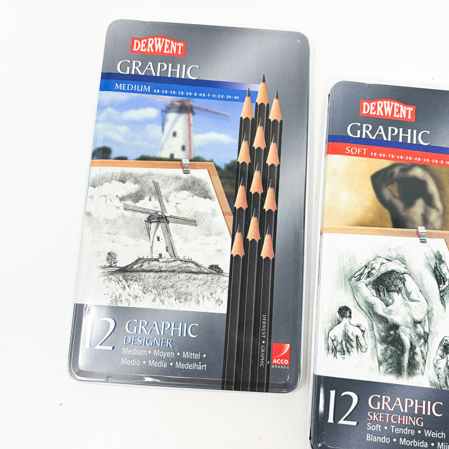 Derwent Graphic Pencils in Tin - Pick a Box