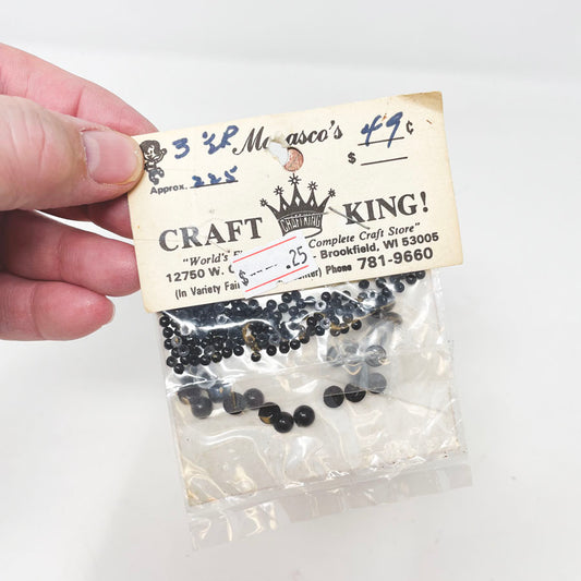 Craft King Black Beads